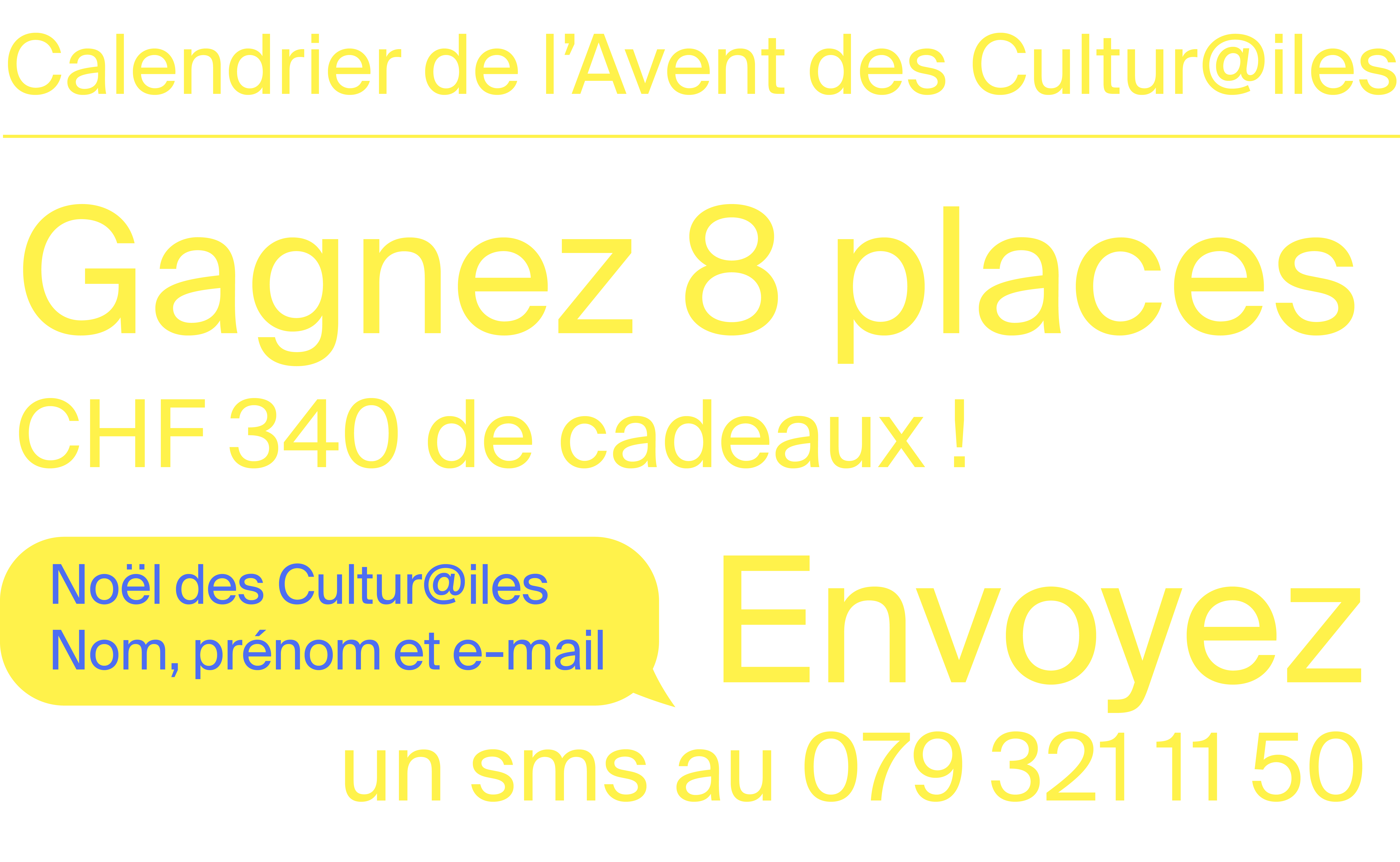 Calendrier_site Les Culturailes - événements et spectacles salle Universalle à Châtel-Saint-Denis